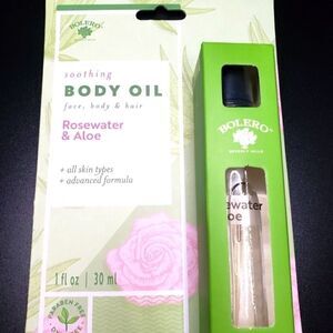 ROSE water and aloe body oil